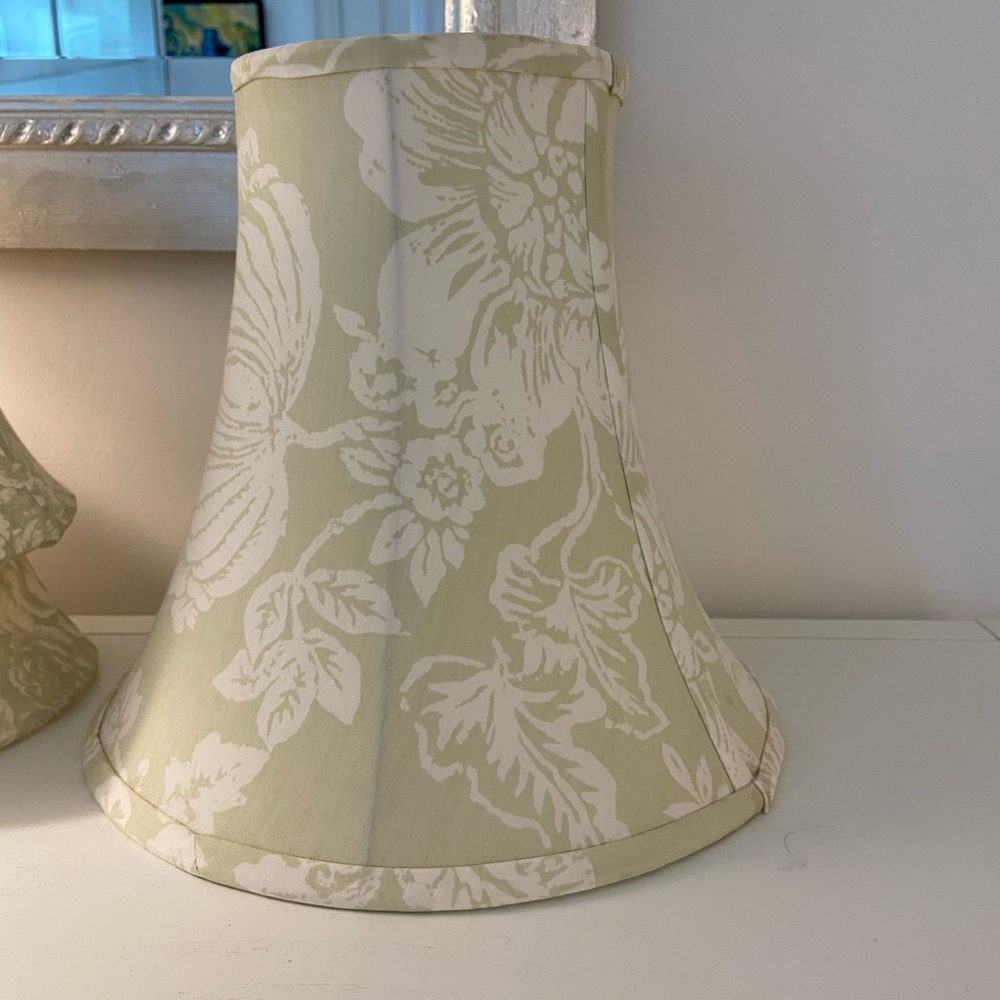 Handmade lampshade using shabby chic fabric - Picture 2 of 3